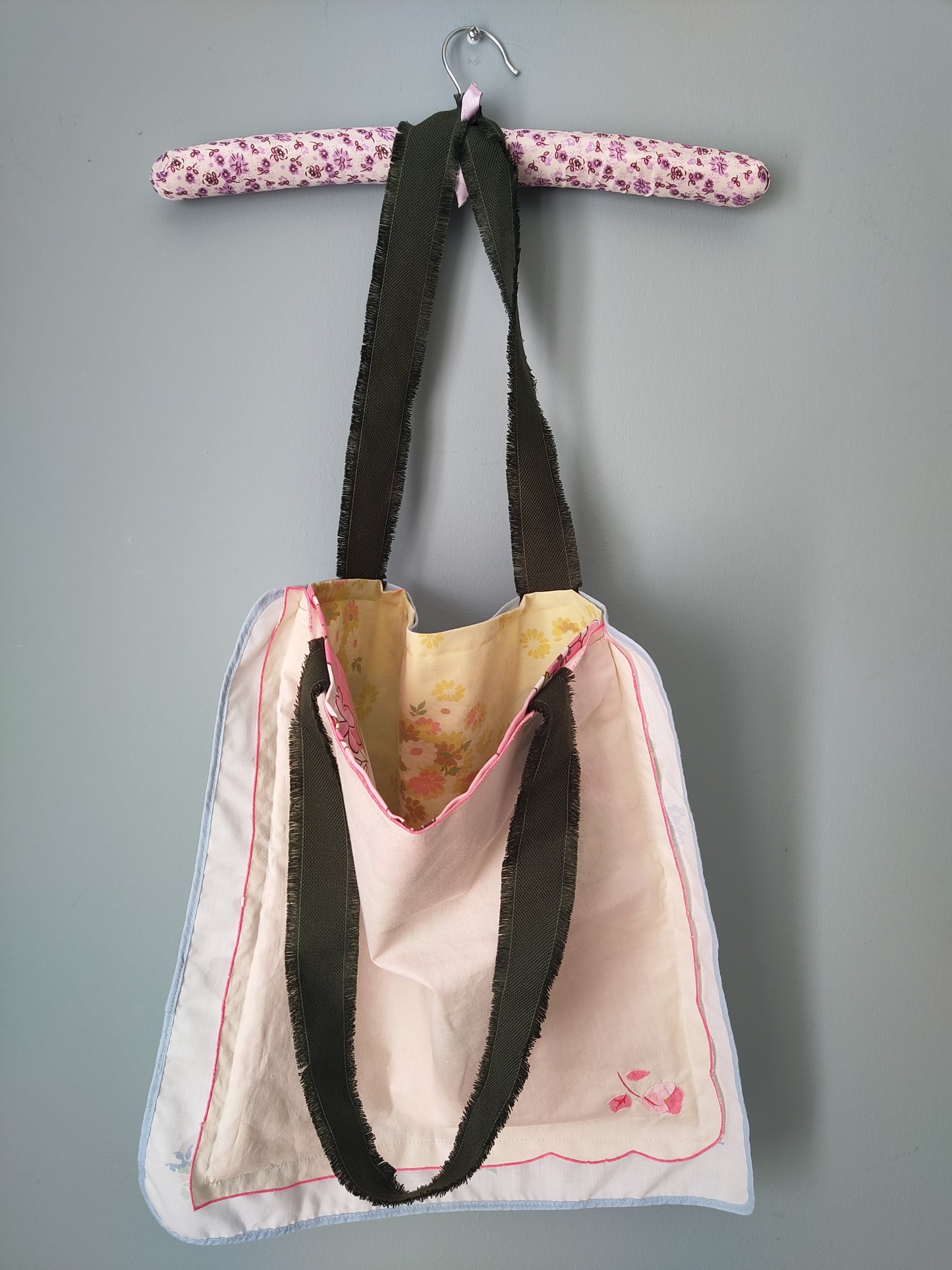 Mid-century Florals | Vintage Textile Tote