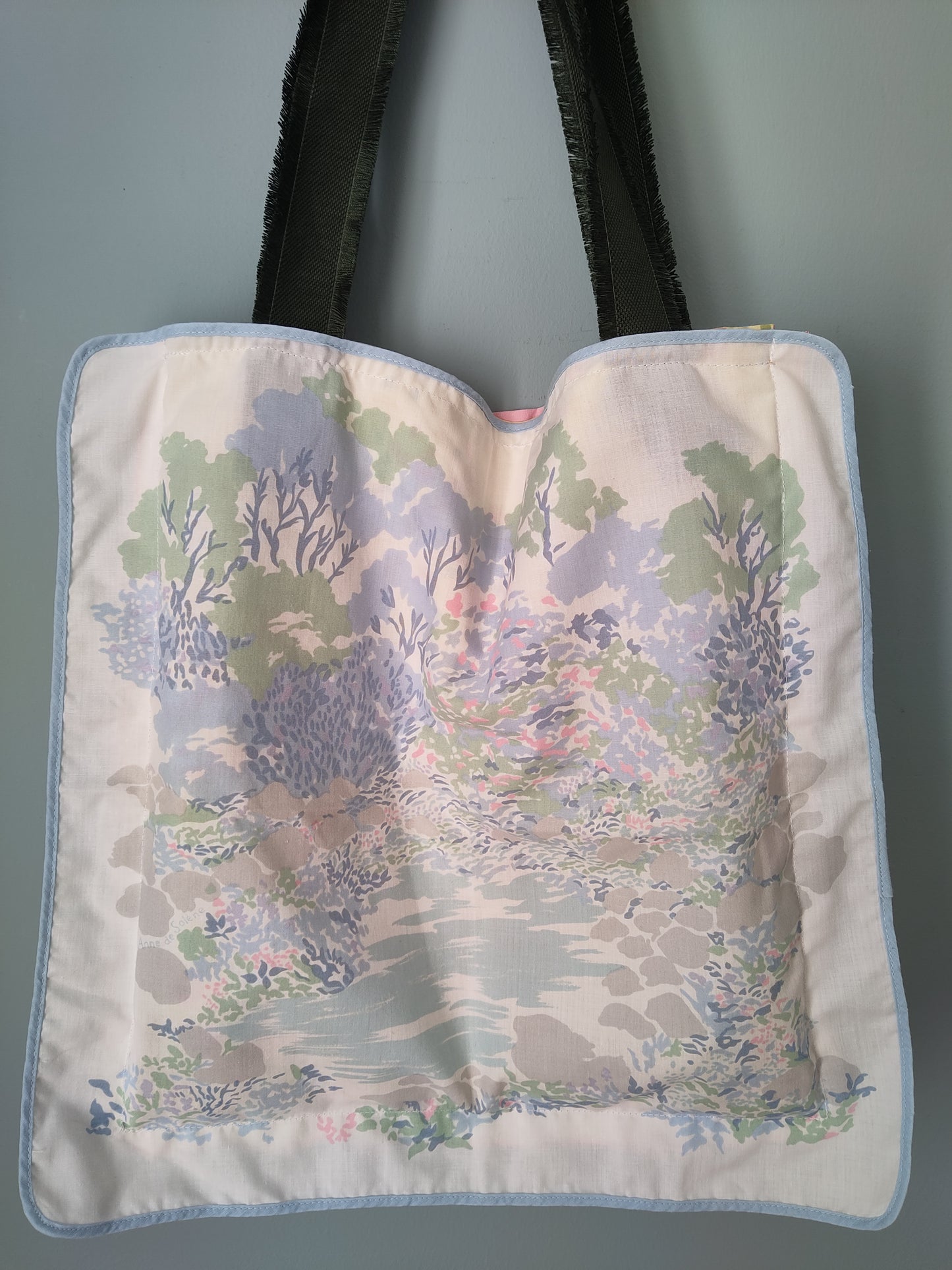Mid-century Florals | Vintage Textile Tote