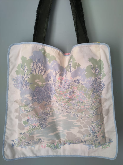 Mid-century Florals | Vintage Textile Tote