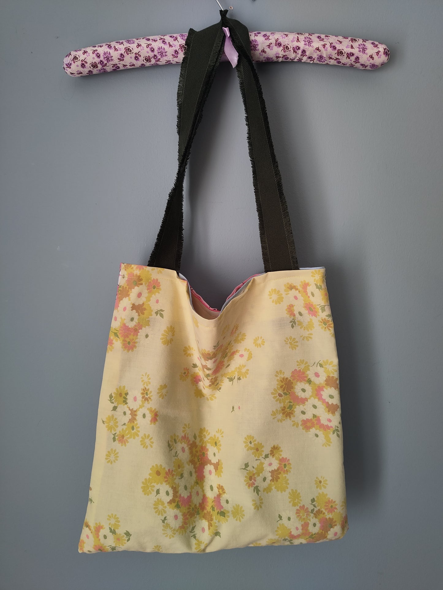Mid-century Florals | Vintage Textile Tote