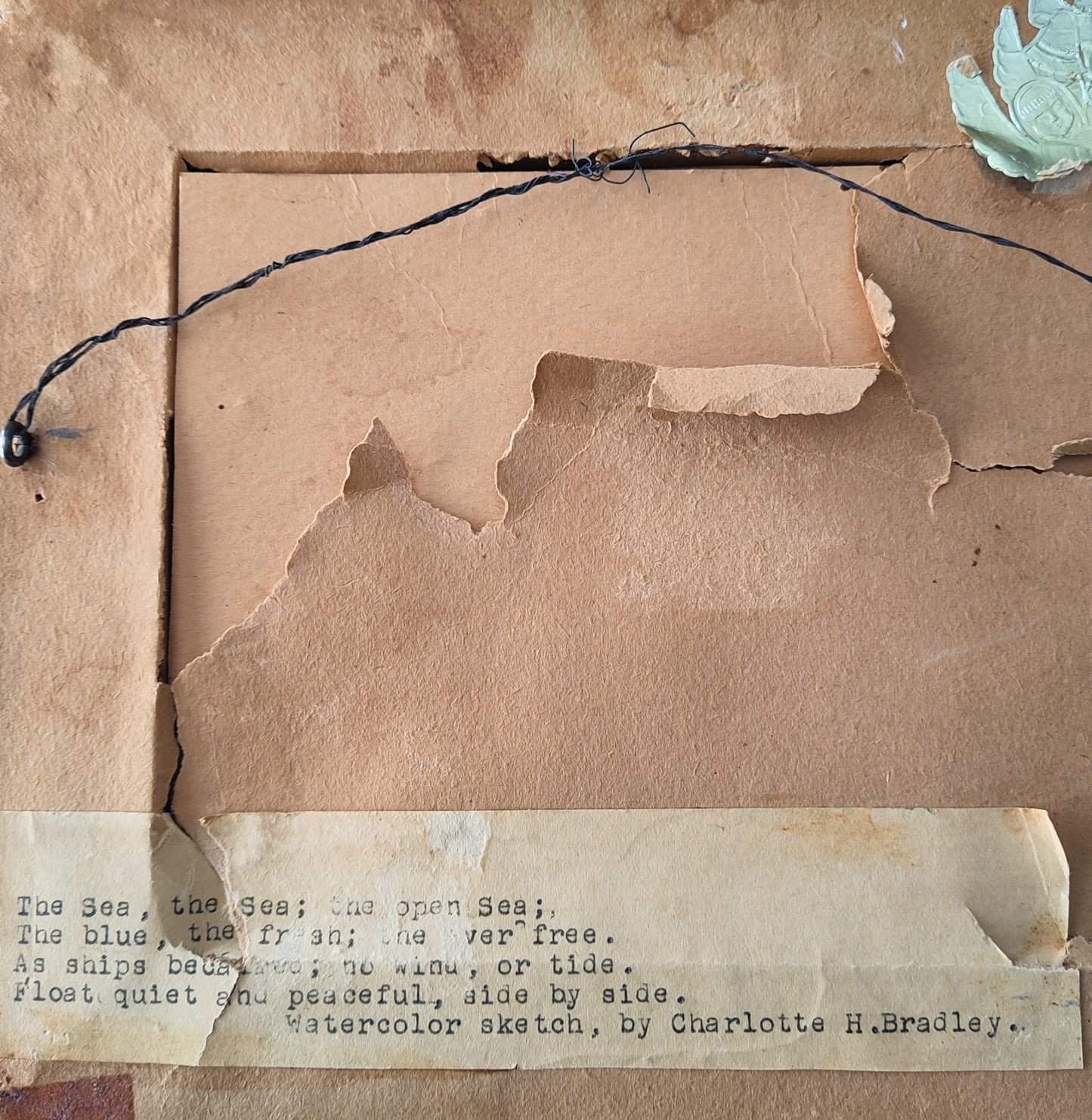 Charlotte H. Bradley Watercolour