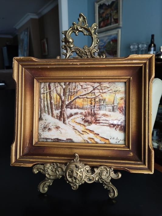 Charlotte H. Bradley Watercolour, 1944