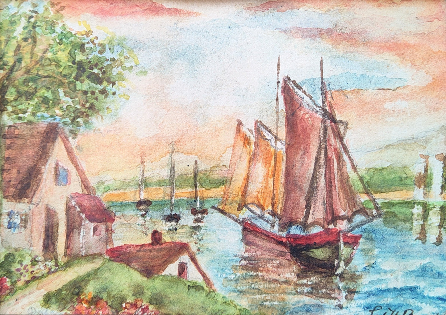 Charlotte H. Bradley Watercolour