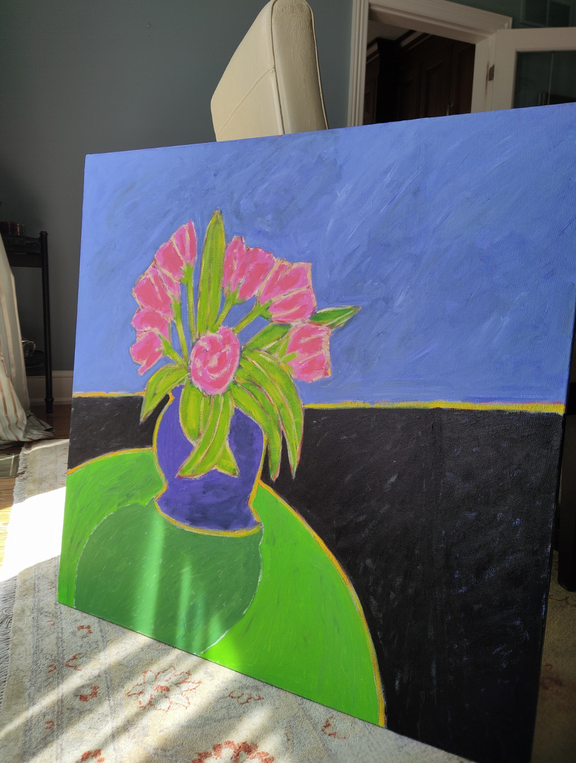 Robin Grindley Painting, 2004